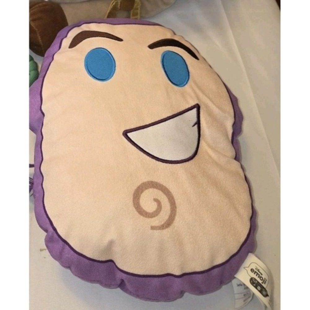 Disney Pixar Emoji Buzz Lightyear Space Ranger Pillow‎ Plush Toy Story No Tags